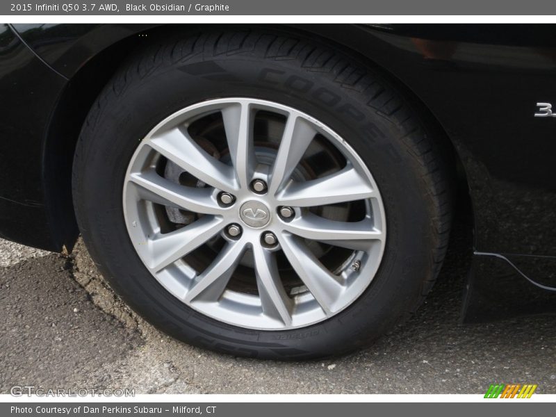 Black Obsidian / Graphite 2015 Infiniti Q50 3.7 AWD