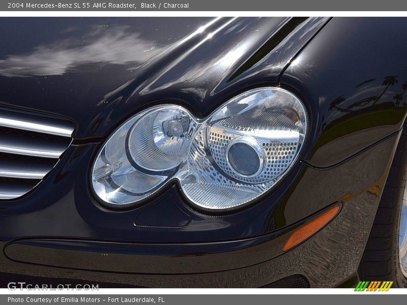 Black / Charcoal 2004 Mercedes-Benz SL 55 AMG Roadster