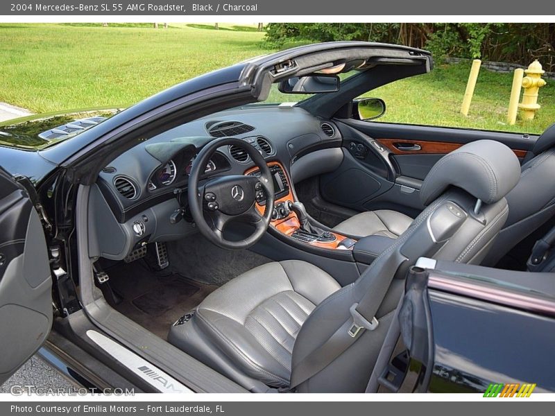  2004 SL 55 AMG Roadster Charcoal Interior