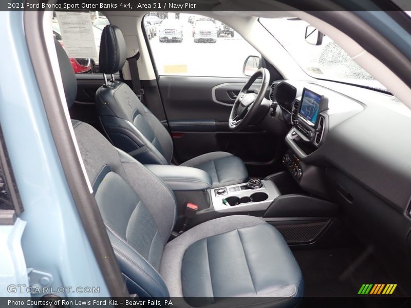 Front Seat of 2021 Bronco Sport Outer Banks 4x4