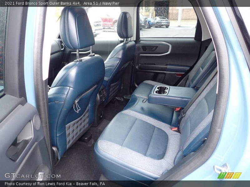 Rear Seat of 2021 Bronco Sport Outer Banks 4x4