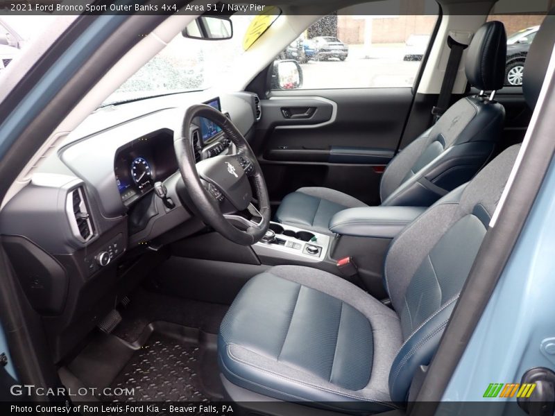  2021 Bronco Sport Outer Banks 4x4 Navy Pier Interior