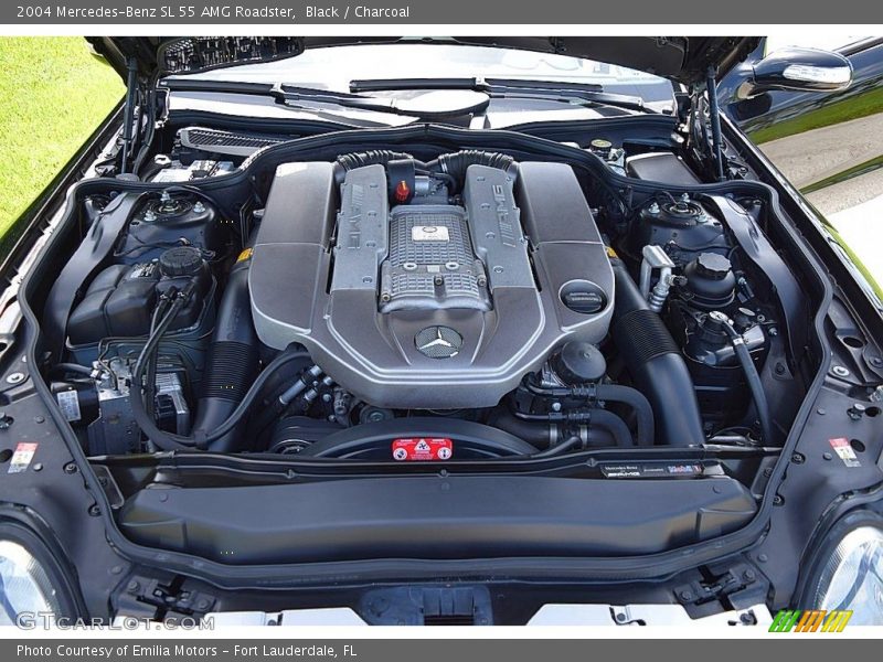  2004 SL 55 AMG Roadster Engine - 5.4 Liter AMG Supercharged SOHC 24-Valve V8