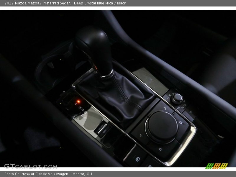 Deep Crystal Blue Mica / Black 2022 Mazda Mazda3 Preferred Sedan