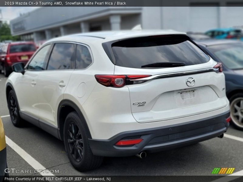 Snowflake White Pearl Mica / Black 2019 Mazda CX-9 Touring AWD