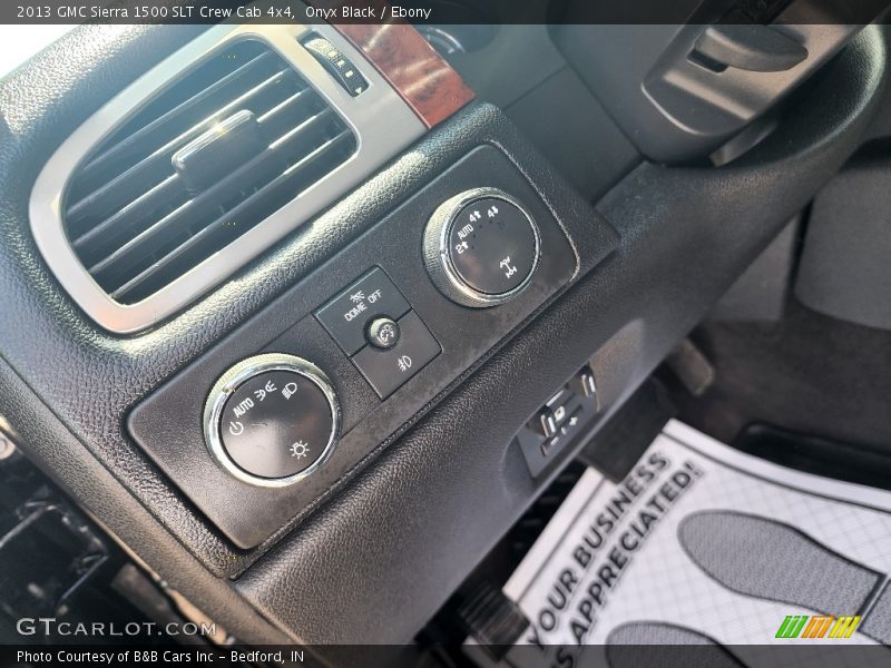 Onyx Black / Ebony 2013 GMC Sierra 1500 SLT Crew Cab 4x4