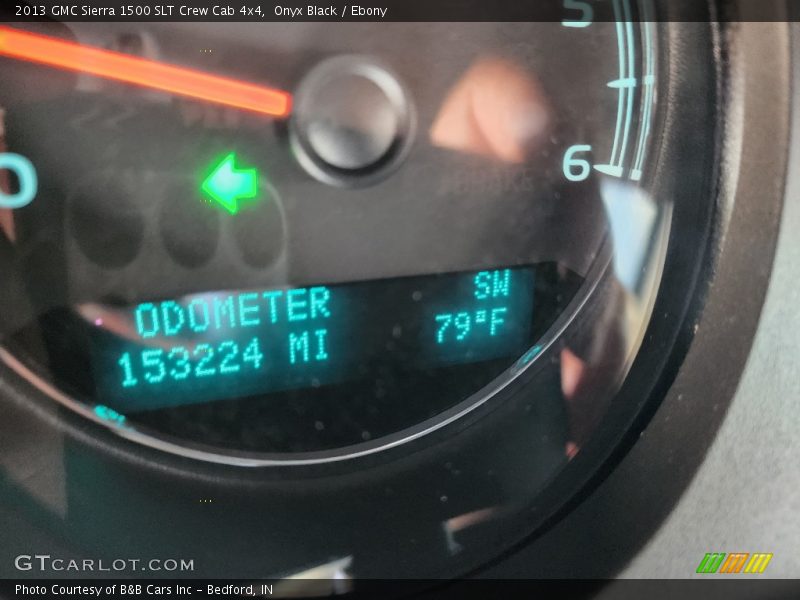 Onyx Black / Ebony 2013 GMC Sierra 1500 SLT Crew Cab 4x4