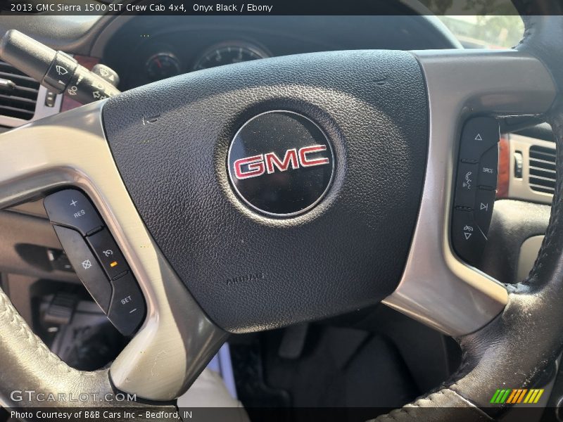 Onyx Black / Ebony 2013 GMC Sierra 1500 SLT Crew Cab 4x4