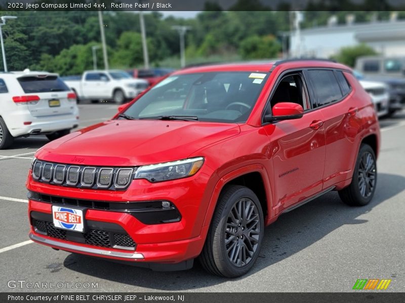 Redline Pearl / Black 2022 Jeep Compass Limited 4x4