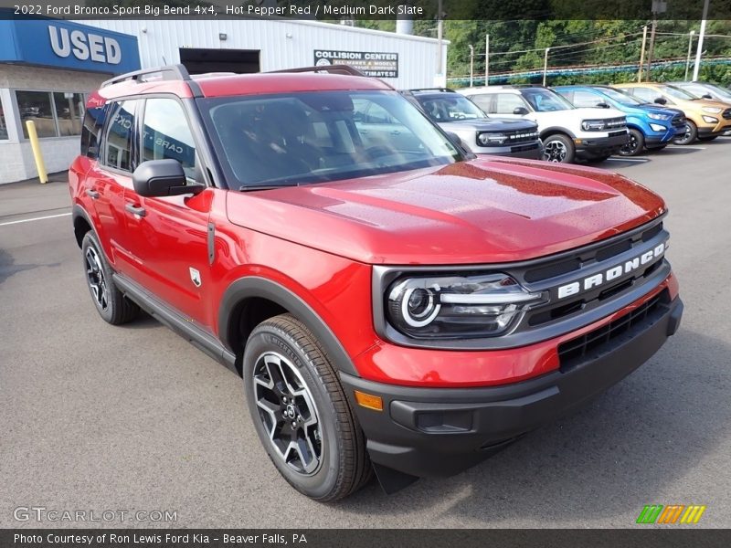 Hot Pepper Red / Medium Dark Slate 2022 Ford Bronco Sport Big Bend 4x4