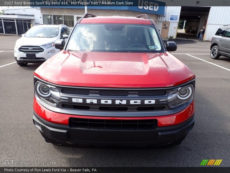 Hot Pepper Red / Medium Dark Slate 2022 Ford Bronco Sport Big Bend 4x4