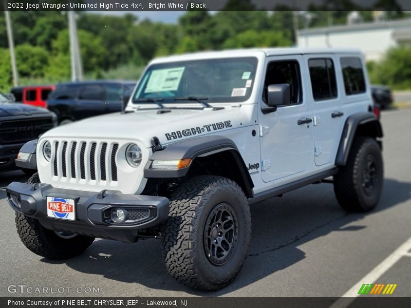 Bright White / Black 2022 Jeep Wrangler Unlimited High Tide 4x4