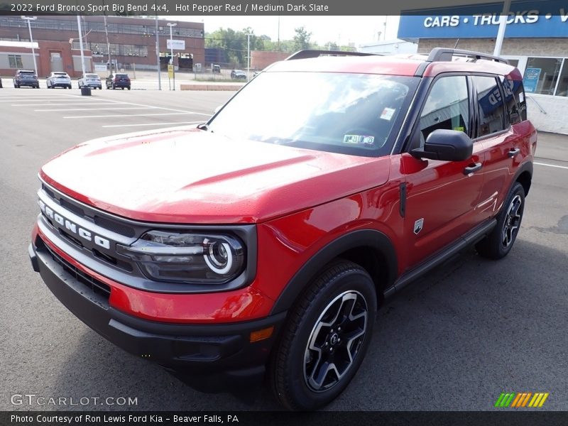 Hot Pepper Red / Medium Dark Slate 2022 Ford Bronco Sport Big Bend 4x4