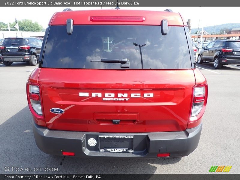 Hot Pepper Red / Medium Dark Slate 2022 Ford Bronco Sport Big Bend 4x4