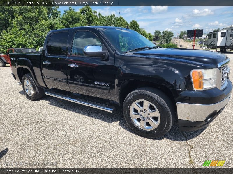 Onyx Black / Ebony 2013 GMC Sierra 1500 SLT Crew Cab 4x4