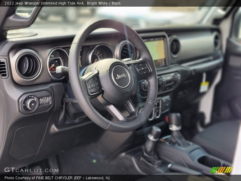 Bright White / Black 2022 Jeep Wrangler Unlimited High Tide 4x4