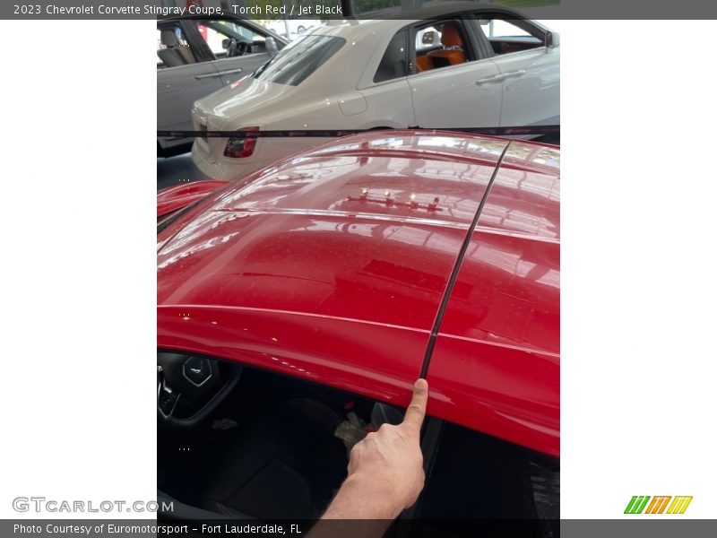 Torch Red / Jet Black 2023 Chevrolet Corvette Stingray Coupe