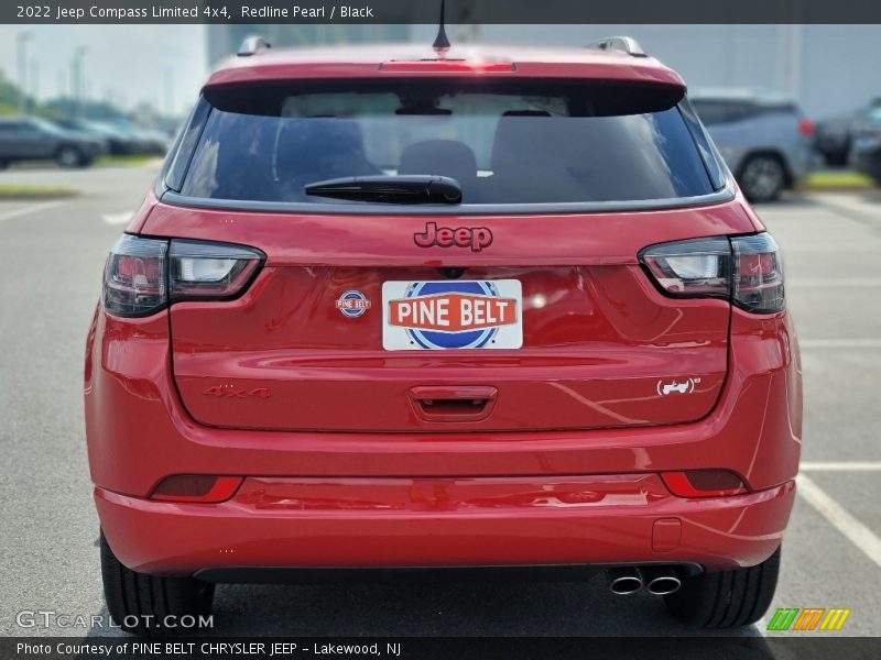 Redline Pearl / Black 2022 Jeep Compass Limited 4x4