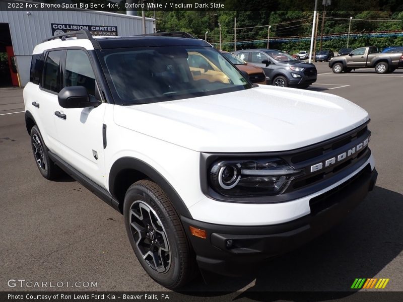 Oxford White / Medium Dark Slate 2022 Ford Bronco Sport Big Bend 4x4