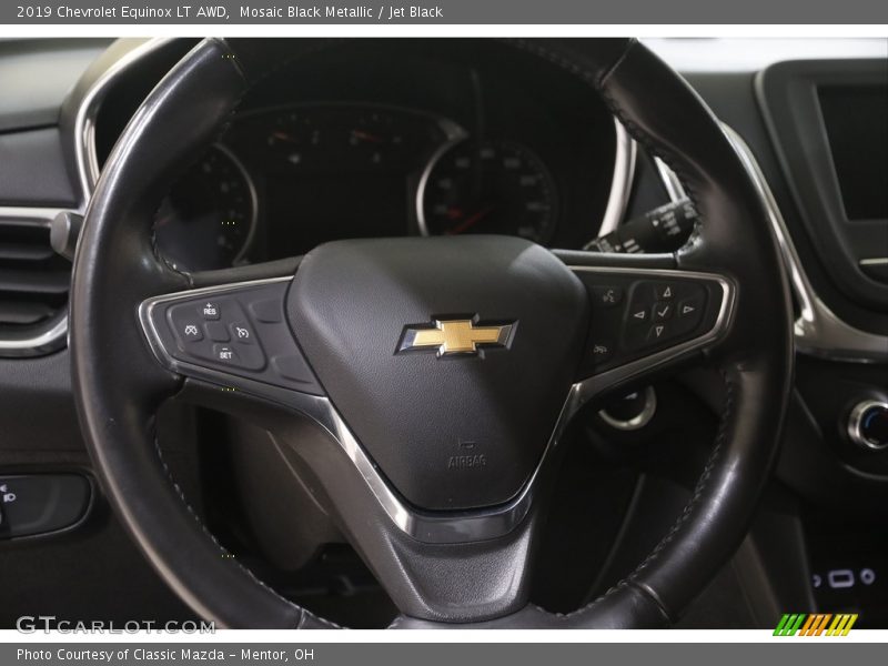 Mosaic Black Metallic / Jet Black 2019 Chevrolet Equinox LT AWD