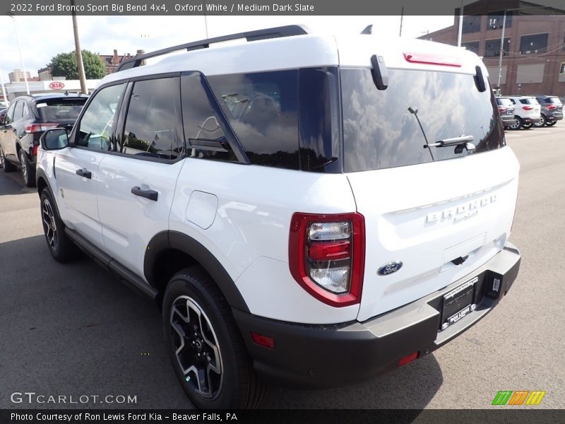 Oxford White / Medium Dark Slate 2022 Ford Bronco Sport Big Bend 4x4