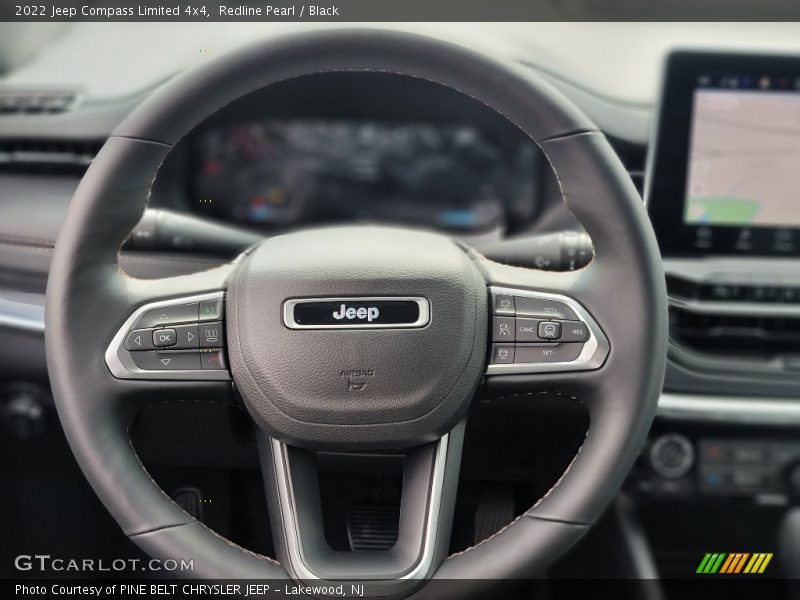 Redline Pearl / Black 2022 Jeep Compass Limited 4x4