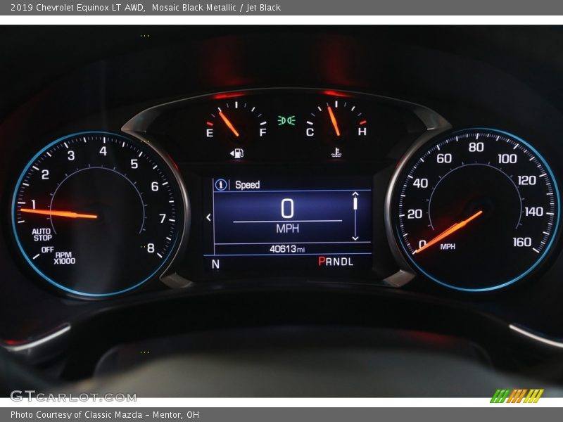 Mosaic Black Metallic / Jet Black 2019 Chevrolet Equinox LT AWD