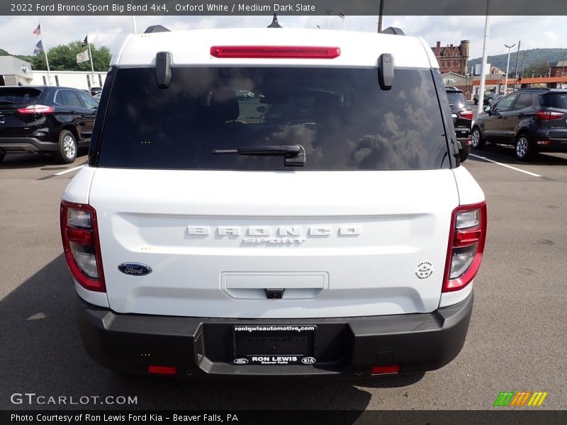 Oxford White / Medium Dark Slate 2022 Ford Bronco Sport Big Bend 4x4