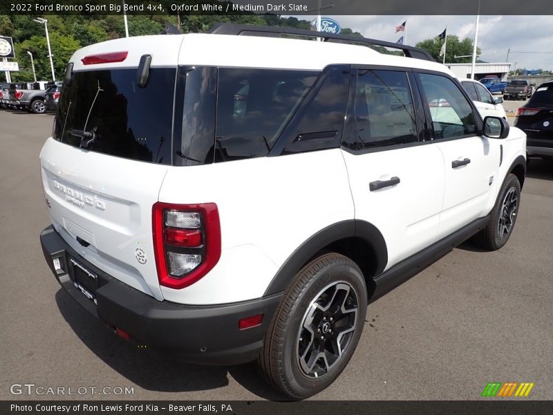 Oxford White / Medium Dark Slate 2022 Ford Bronco Sport Big Bend 4x4