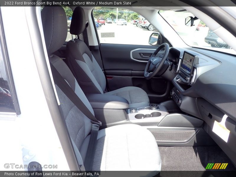 Oxford White / Medium Dark Slate 2022 Ford Bronco Sport Big Bend 4x4