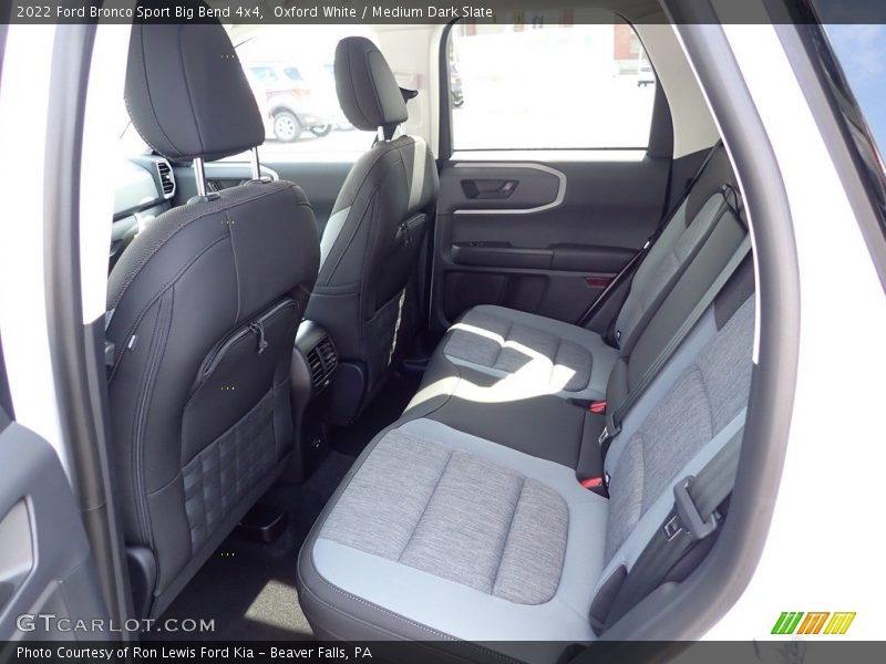 Rear Seat of 2022 Bronco Sport Big Bend 4x4
