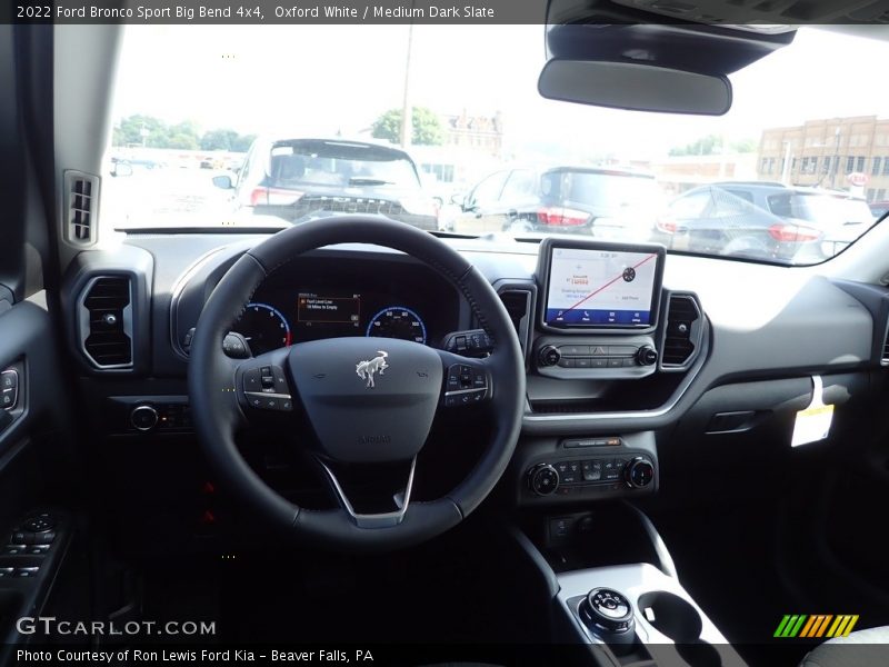 Oxford White / Medium Dark Slate 2022 Ford Bronco Sport Big Bend 4x4