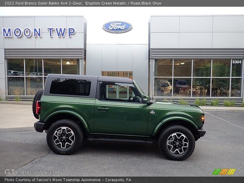 Eruption Green Metallic / Roast/Black Onyx 2022 Ford Bronco Outer Banks 4x4 2-Door