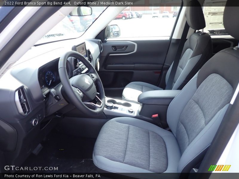 Front Seat of 2022 Bronco Sport Big Bend 4x4