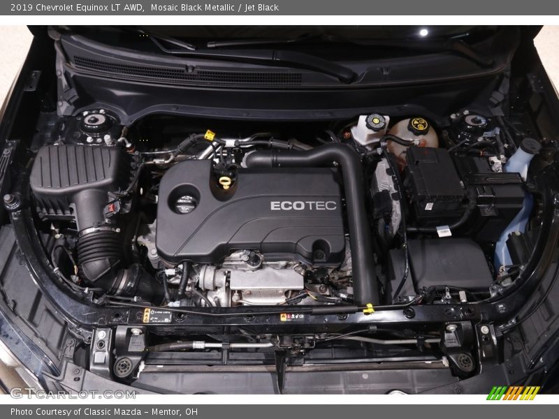 Mosaic Black Metallic / Jet Black 2019 Chevrolet Equinox LT AWD