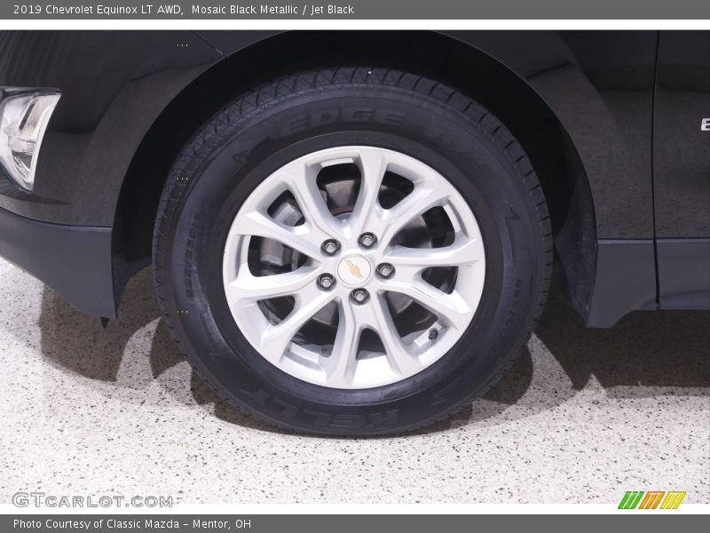 Mosaic Black Metallic / Jet Black 2019 Chevrolet Equinox LT AWD