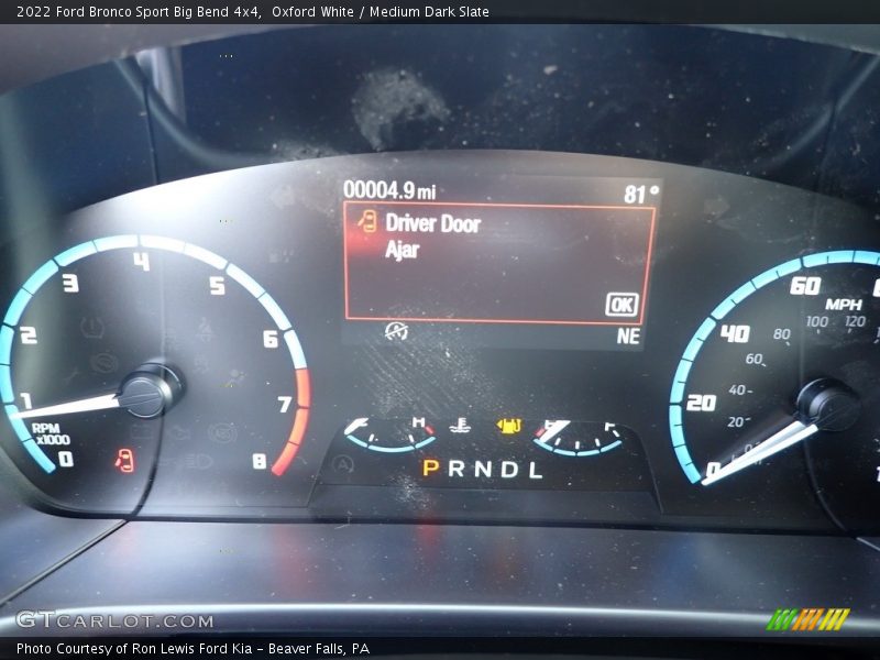 Oxford White / Medium Dark Slate 2022 Ford Bronco Sport Big Bend 4x4