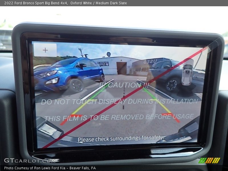 Oxford White / Medium Dark Slate 2022 Ford Bronco Sport Big Bend 4x4