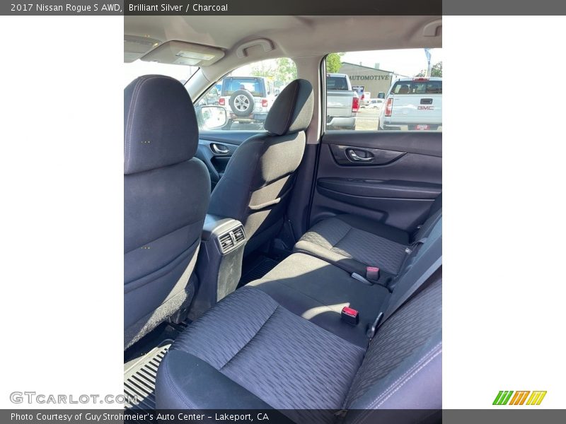 Brilliant Silver / Charcoal 2017 Nissan Rogue S AWD