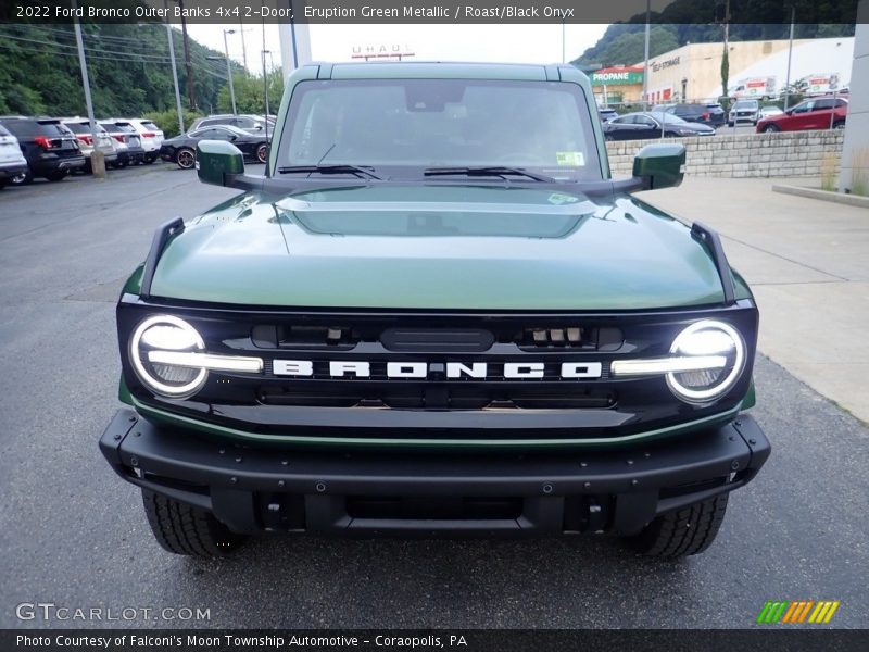 Eruption Green Metallic / Roast/Black Onyx 2022 Ford Bronco Outer Banks 4x4 2-Door