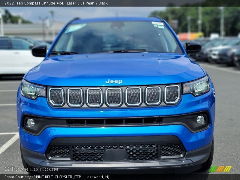 Laser Blue Pearl / Black 2022 Jeep Compass Latitude 4x4