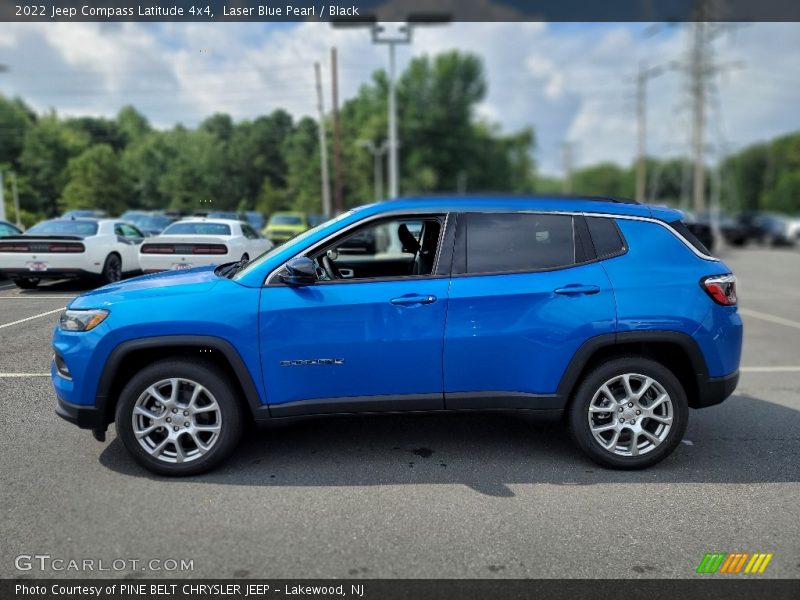 Laser Blue Pearl / Black 2022 Jeep Compass Latitude 4x4
