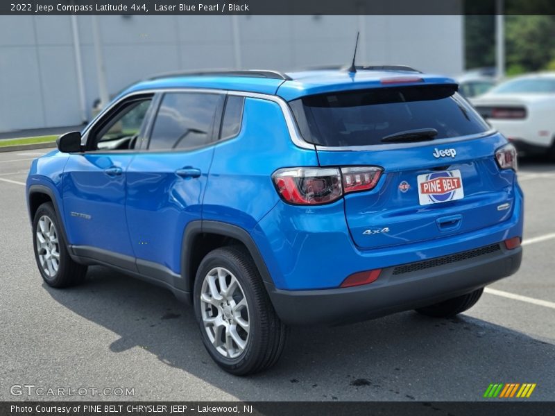Laser Blue Pearl / Black 2022 Jeep Compass Latitude 4x4