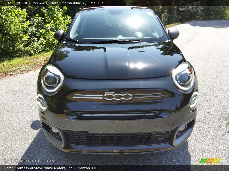 Nero Cinema (Black) / Slate Blue 2022 Fiat 500X Pop AWD