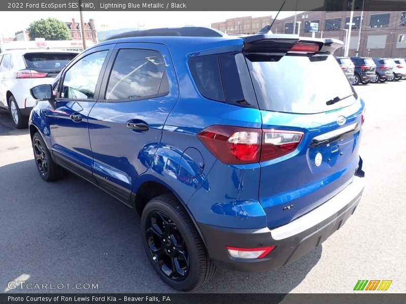 Lightning Blue Metallic / Black 2022 Ford EcoSport SES 4WD