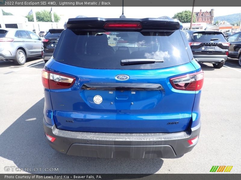 Lightning Blue Metallic / Black 2022 Ford EcoSport SES 4WD