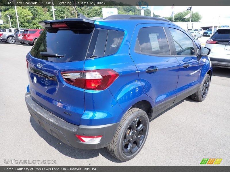 Lightning Blue Metallic / Black 2022 Ford EcoSport SES 4WD