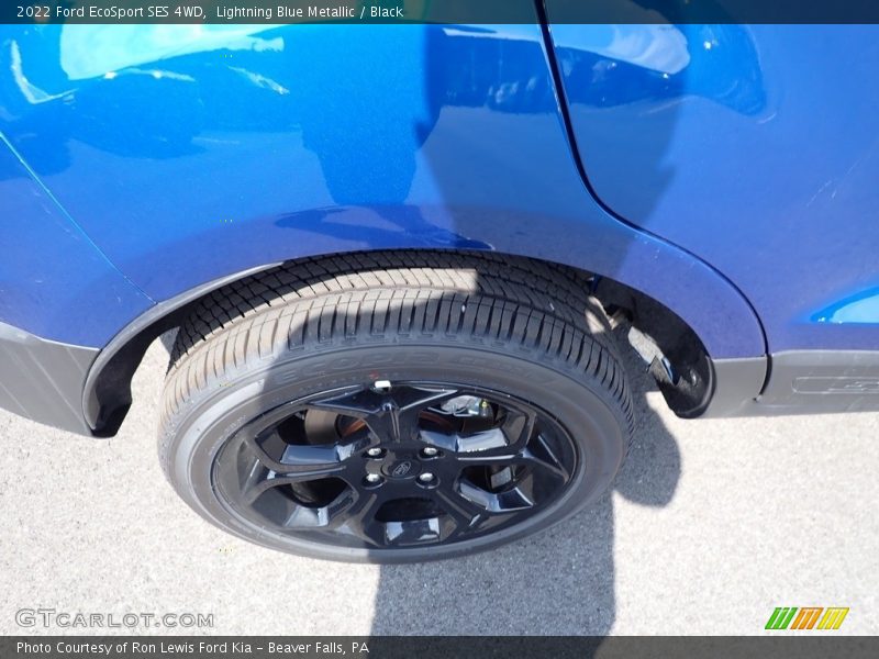 Lightning Blue Metallic / Black 2022 Ford EcoSport SES 4WD