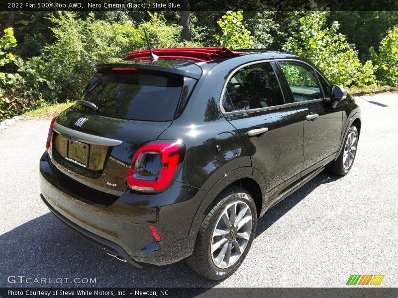 Nero Cinema (Black) / Slate Blue 2022 Fiat 500X Pop AWD