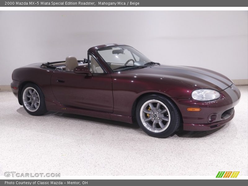 Mahogany Mica / Beige 2000 Mazda MX-5 Miata Special Edition Roadster